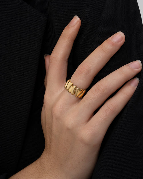 Timeless Heart-shaped Open Ring-AriaEcho Jewelry