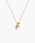 Féerique Yellow Deer Necklace - AriaEcho Jewelry