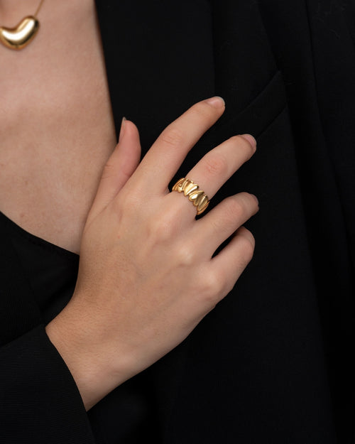 Timeless Heart-shaped Open Ring-AriaEcho Jewelry