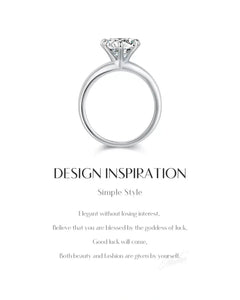 2ct Solitaire Moissanite Ring Design Inspiration – AriaEcho