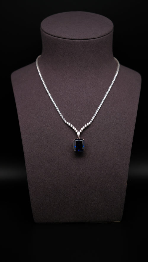 Eclatant Tanzanite Glorious Necklace-AriaEcho Jewlry