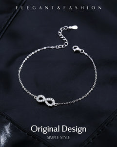 Design inspiration for infinity moissanite bracelet