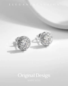 original design moissanite stud earrings