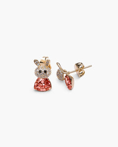 Féerique Red Bunny Studs- AriaEcho Jewelry