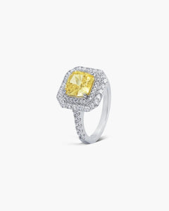 Éclatant Canary Cocktail Ring-AriaEcho Jewelry