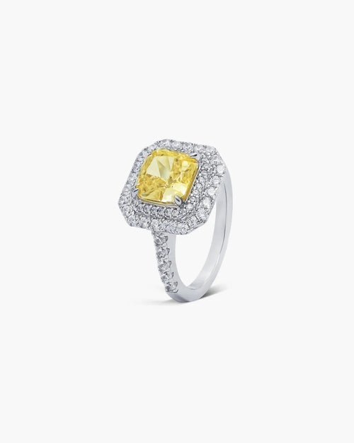 Éclatant Canary Cocktail Ring-AriaEcho Jewelry