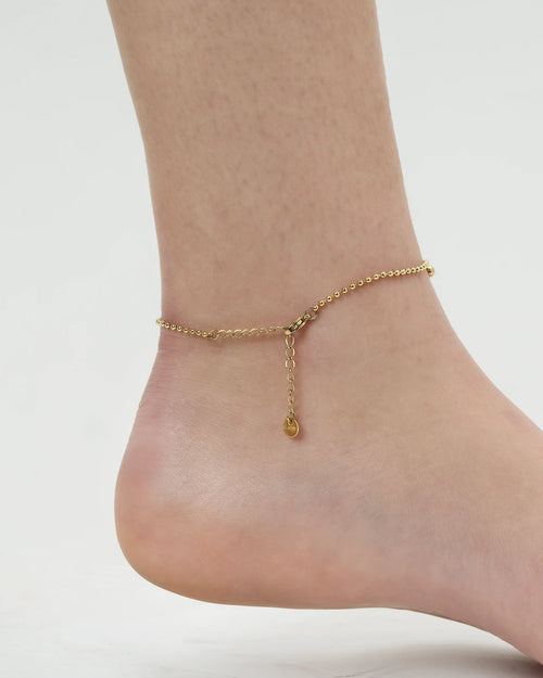 Timeless Sparkling Zircon Anklet-AriaEcho Jewelry