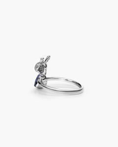 Féerique Dark Blue Bunny Ring- AriaEcho Jewelry