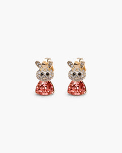 Féerique Red Bunny Studs- AriaEcho Jewelry