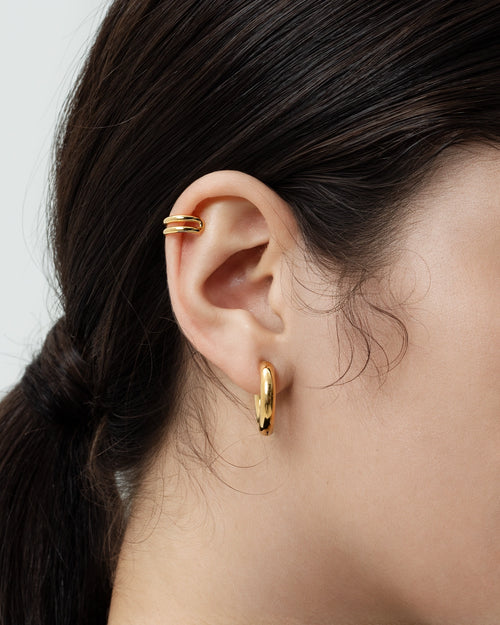 Timeless Dual-Layer Ear Clip-AriaEcho Jewelry