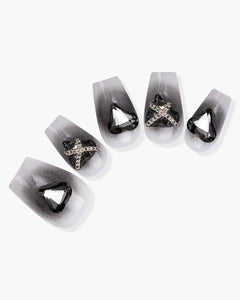 Mid-length Gothic Fairy Nail-AriaEcho Jewelry