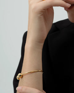 Timeless Open-Ball Bangle-AriaEcho Jewelry