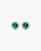 Emerald Studs-AriaEcho Jewelry