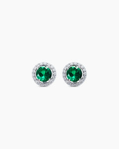 Emerald Studs-AriaEcho Jewelry