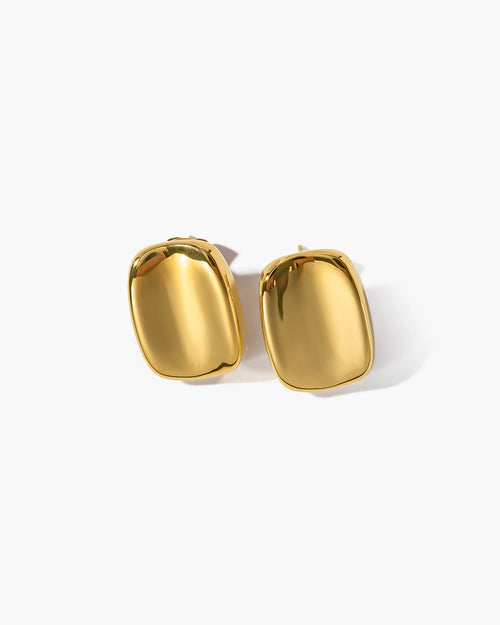 Timeless Gold Minimalist Stud-AriaEcho Jewelry