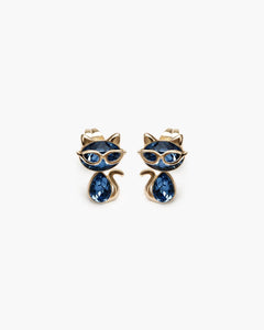 Féerique Tanzanite Cat Studs - AriaEcho Jewelry