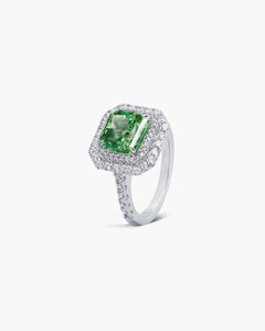 Éclatant Green Cocktail Ring-AriaEcho Jewelry