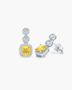 Éclatant Canary Studs-AriaEcho Jewelry