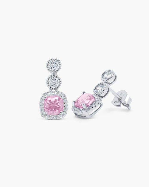 Éclatant Pink Studs-AriaEcho Jewelry