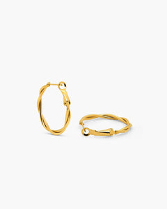 Timeless Gold Looped Earring Hoops