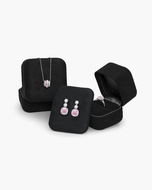 Éclatant Pink Studs-AriaEcho Jewelry