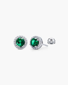 Emerald Studs-AriaEcho Jewelry