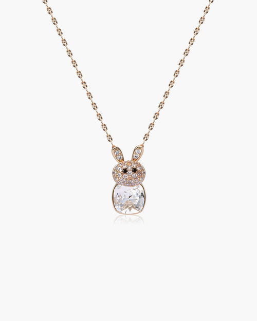 Feerique White Bunny Necklace - AriaEcho Jewelry