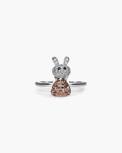 Féerique Champagne Bunny Ring - AriaEcho Jewelry