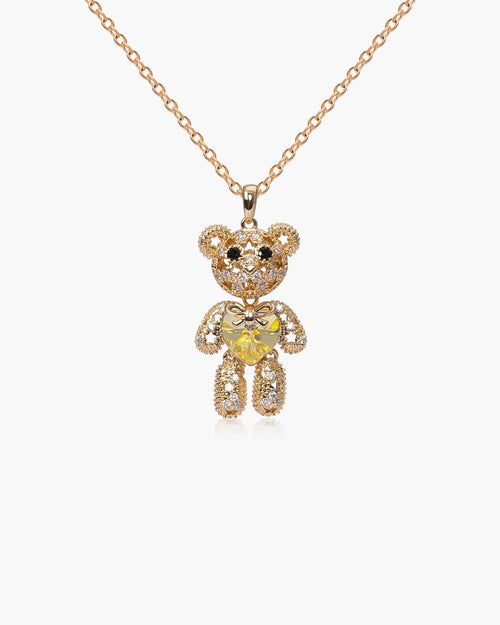 Féerique Honey Bear Necklace - AriaEcho Jewelry