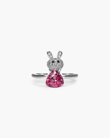 Féerique Hot Pink Bunny Ring- AriaEcho Jewelry