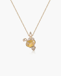 Feerique Lemon Bunny Necklace - AriaEcho Jewelry