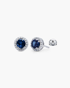 Éclatant Tanzanite Round Studs-AriaEcho Jewelry