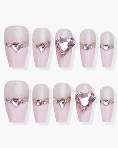 Mid-length Rose Girl Nail-AriaEcho Jewelry