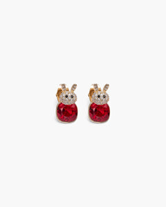 Féerique Red Bunny Earrings- AriaEcho Jewelry