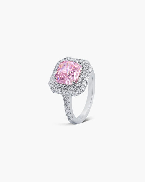 Éclatant Pink Cocktail Ring-AriaEcho Jewelry