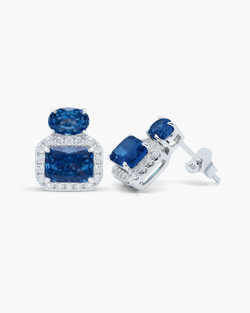 Eclatant Tanzanite Short Stud-AriaEcho Jewelry