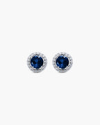 Éclatant Tanzanite Round Studs-AriaEcho Jewelry