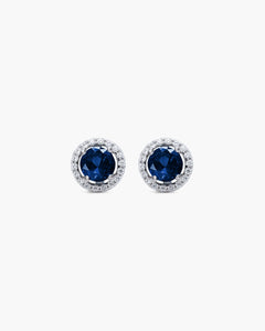 Éclatant Tanzanite Round Studs-AriaEcho Jewelry