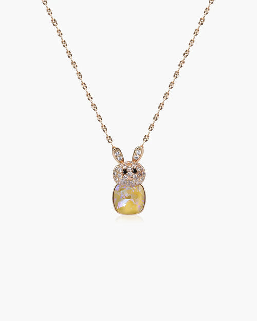 Feerique Yellow Bunny Necklace - AriaEcho Jewelry