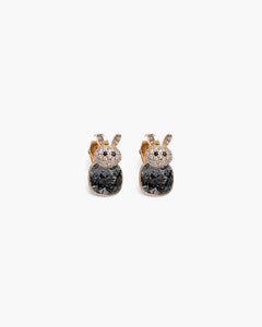 Féerique Black Bunny Earrings-AriaEcho Jewelry