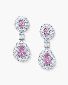 Eclatant Pink Drop Earrings-AriaEcho Jewelry