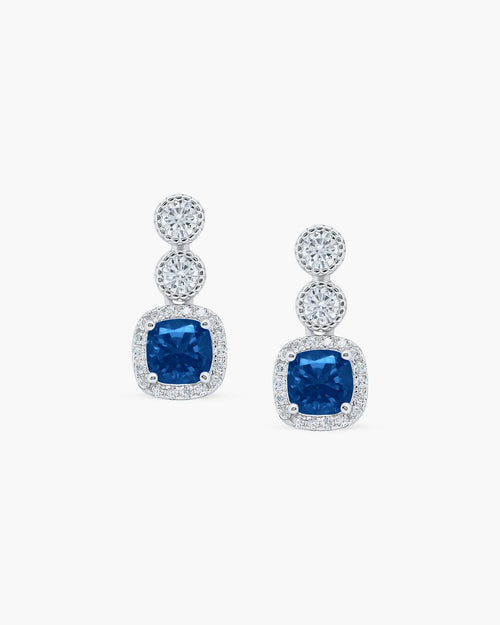 Éclatant Sapphire Studs-AriaEcho Jewelry