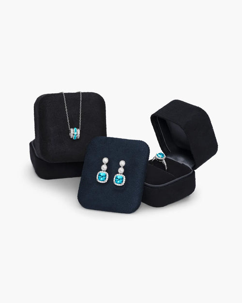 Éclatant Aquamarine Cocktail Studs-AriaEcho Jewelry