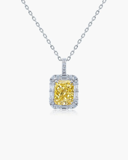 Éclatant Canary Necklace-AriaEcho Jewelry