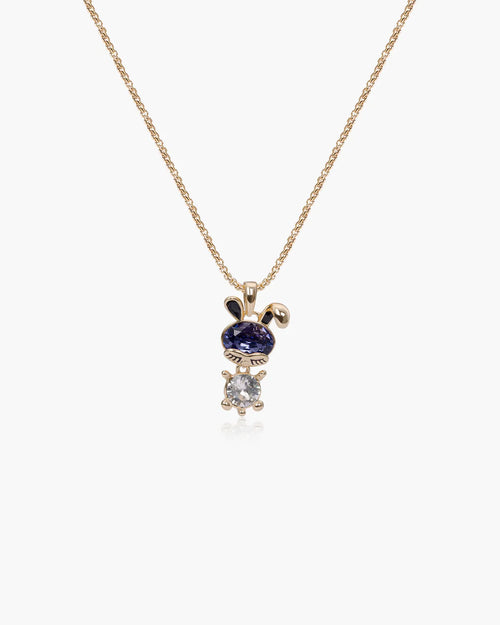 Feerique Amethyst Bee Necklace - AriaEcho Jewelry