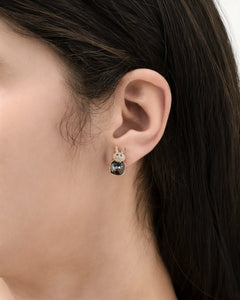 Féerique Black Bunny Earrings-AriaEcho Jewelry