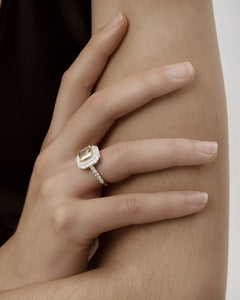 Éclatant Canary Cocktail Ring-AriaEcho Jewelry