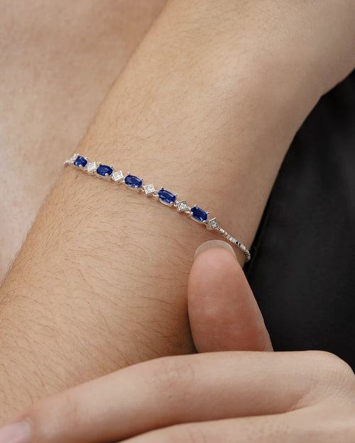 Éclatant Sapphire Bracelet-AriaEcho Jewelry