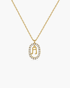 Golden Note Rhythm Necklace - AriaEcho Jewelry