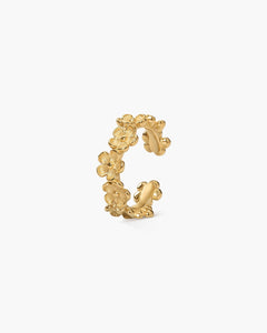 Timeless Gold Flower Open Ring-AriaEcho Jewelry